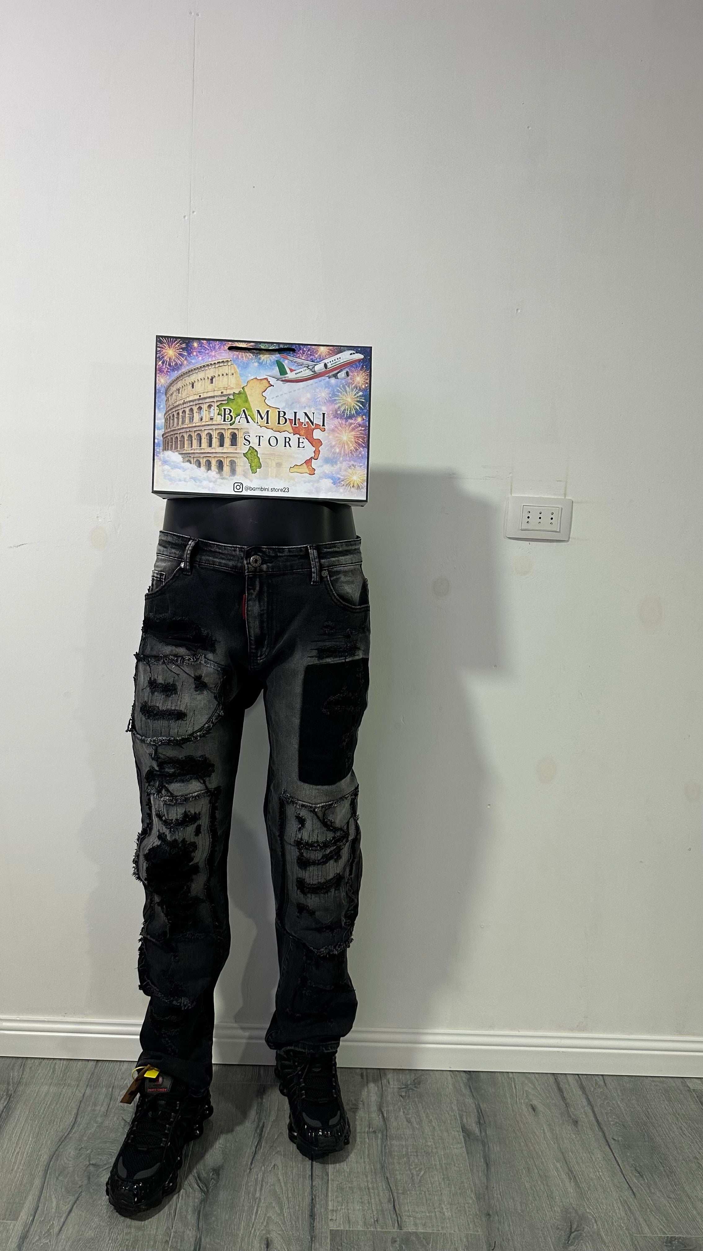JEANS BLACK RECTO