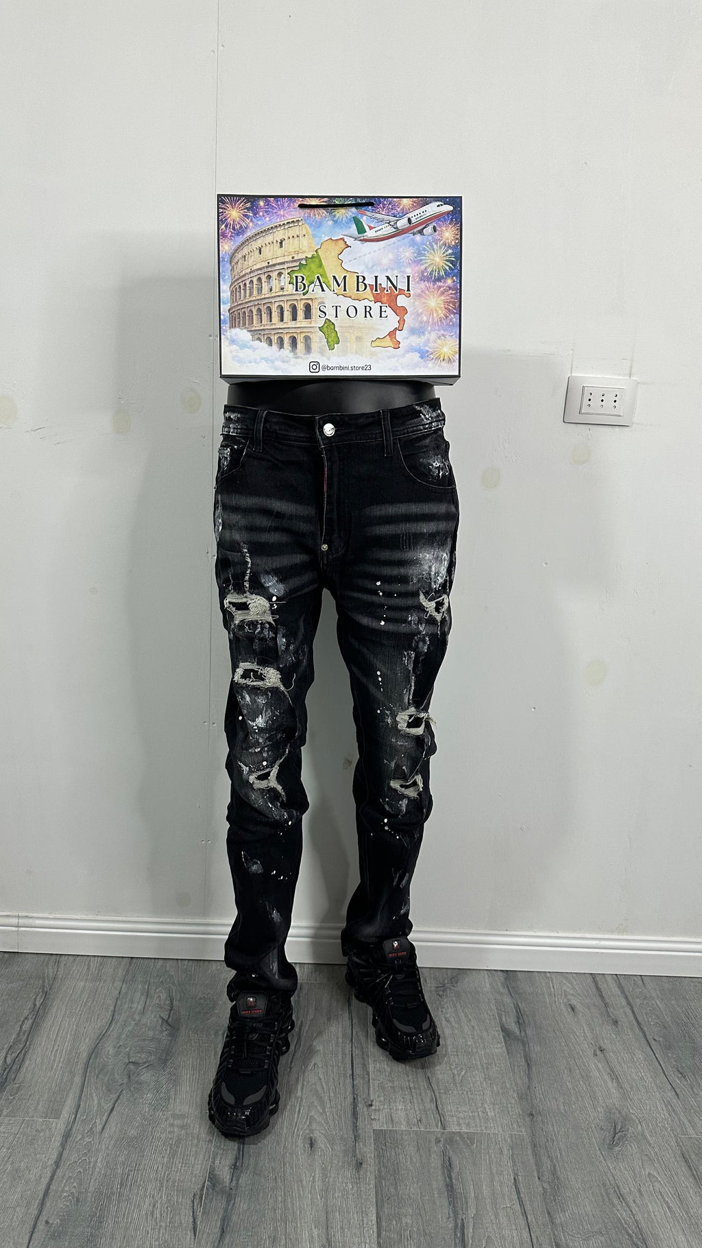 JEANS DSQUARED NEGRO