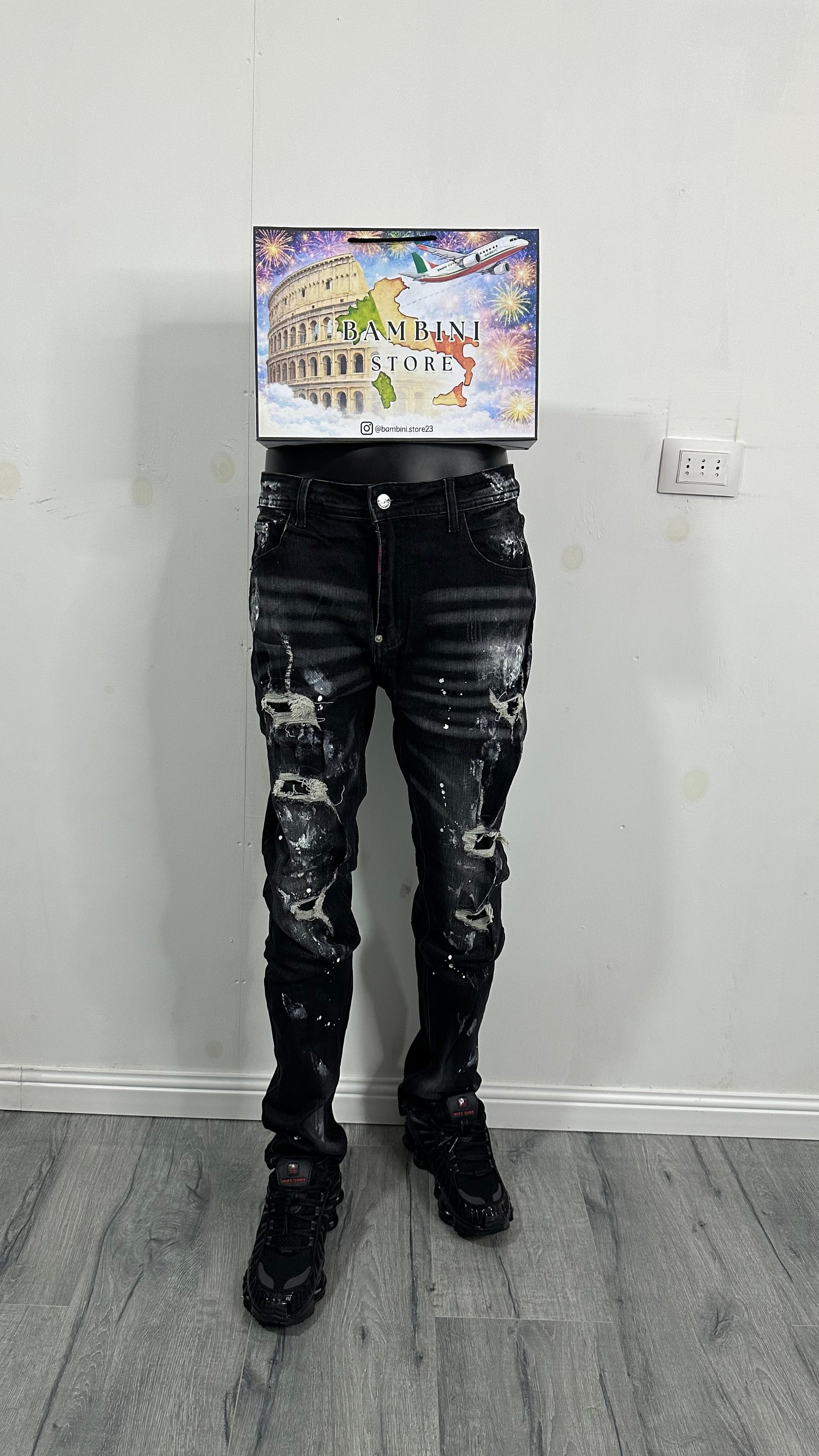 JEANS DSQUARED NEGRO
